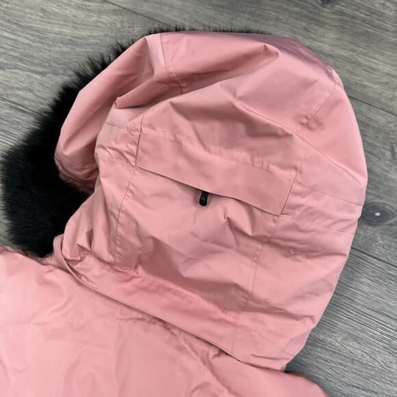 Rossignol Jacket Sz XL Womens Cooper Pink Staci Pearly Full Zip Black Winter - Picture 14 of 16